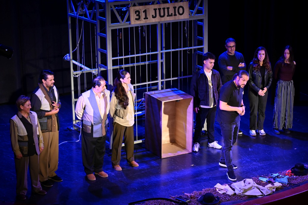 Rubén Darío, Yanara Moreno, María Quintana y Miguel Ángel Maciel en un momento de su interpretación/MÓNICA RODRÍGUEZ MEDINA