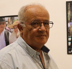 Suso Quesada, delante de su muestra fotográfica sobre Las Marías/LP-DLP